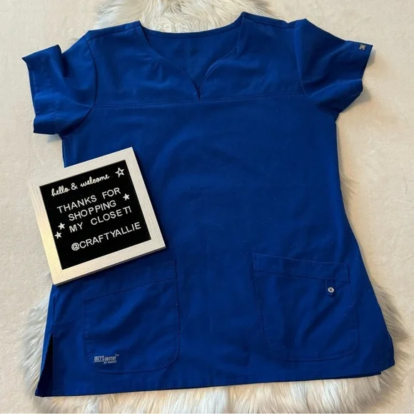 Grey's Anatomy Tops Greys Anatomy Signature Notch Neck Scrub